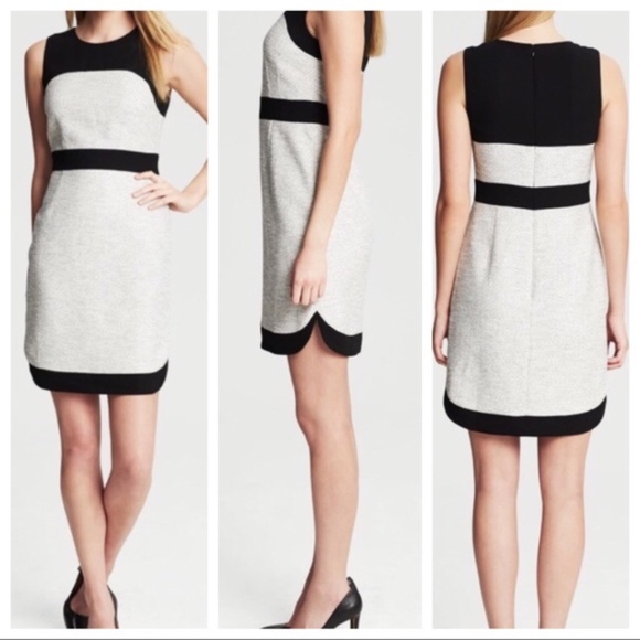Banana Republic Dresses & Skirts - Banana Republic Color Block Tweed Sheath Dress